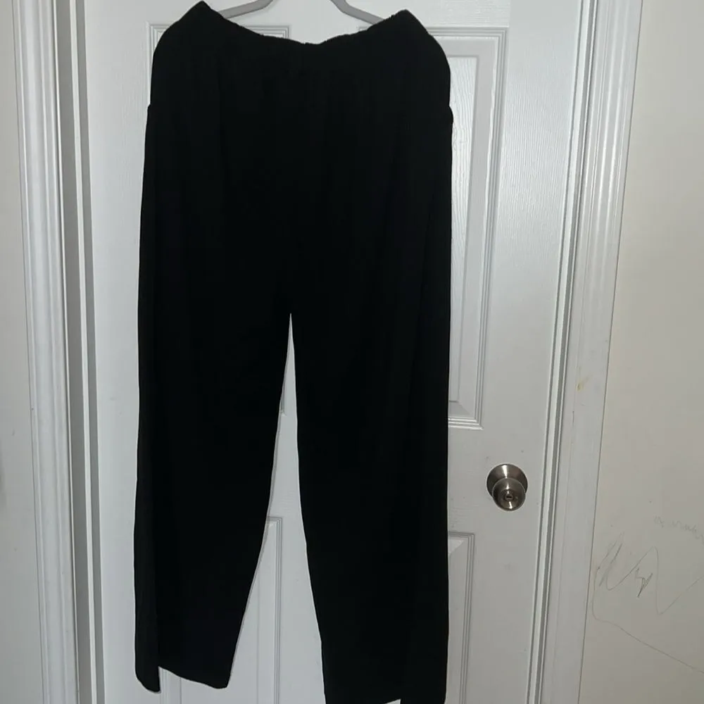Halara Flex High Waisted Side Pocket Wide Leg Waffle Work Pant L NWT - Image 11
