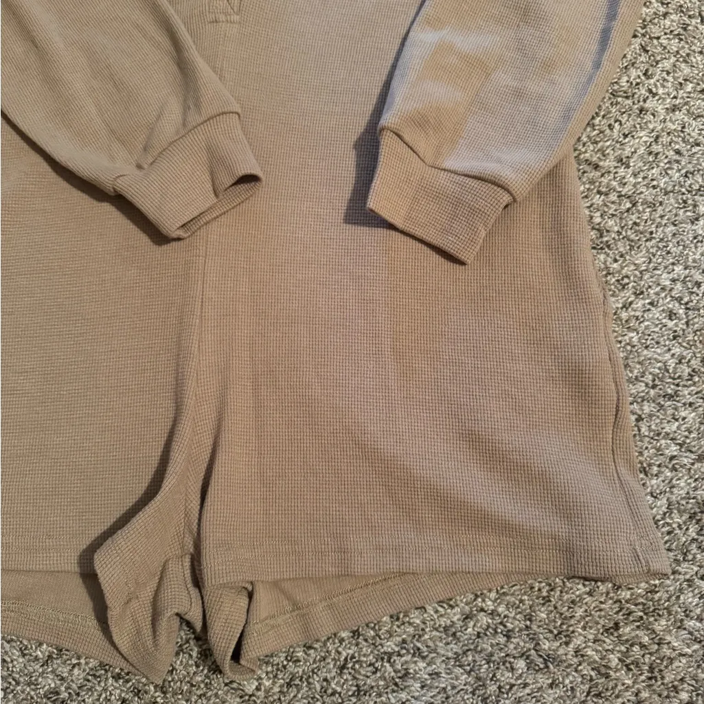 Tan Long Sleeve Button - Image 3