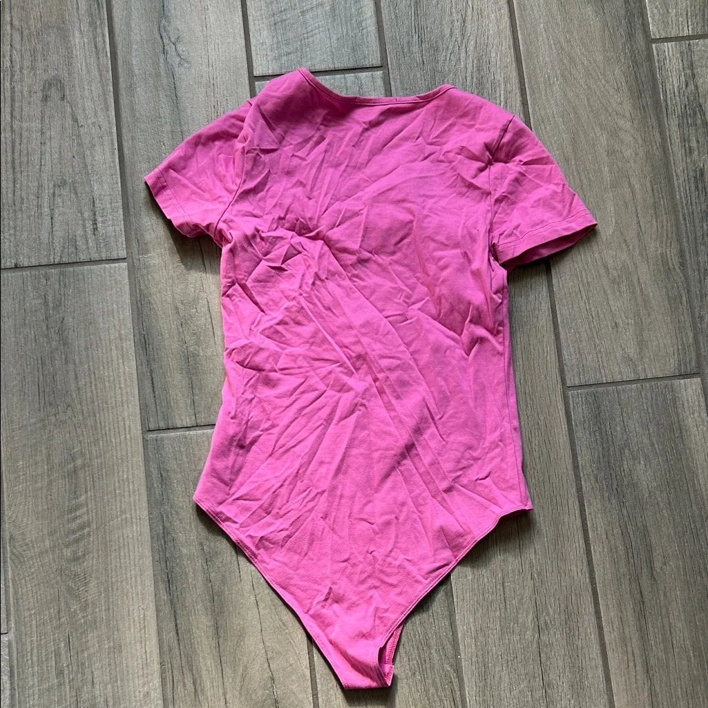Stylish Pink Women's Bodysuit - Image 3