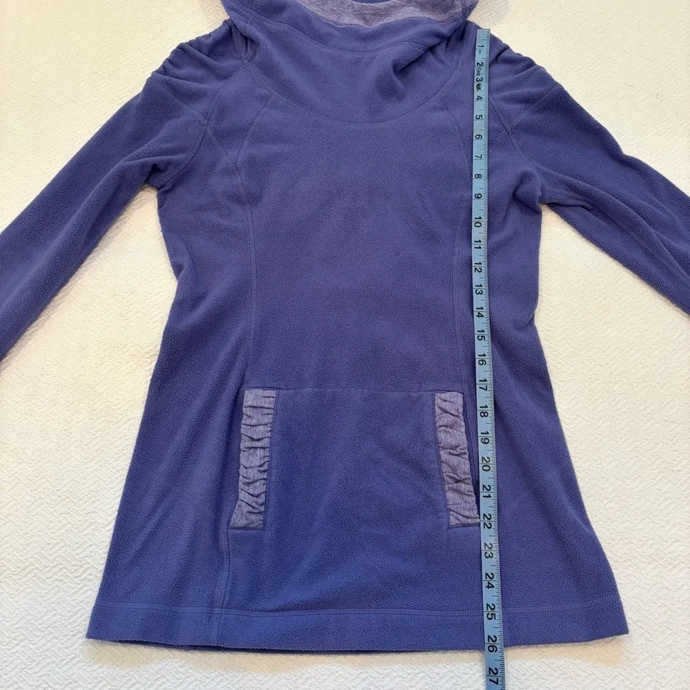 Lululemon Apres Run Persian Purple Fleece Hooded Long Sleeve Jacket Size 4 - Image 11