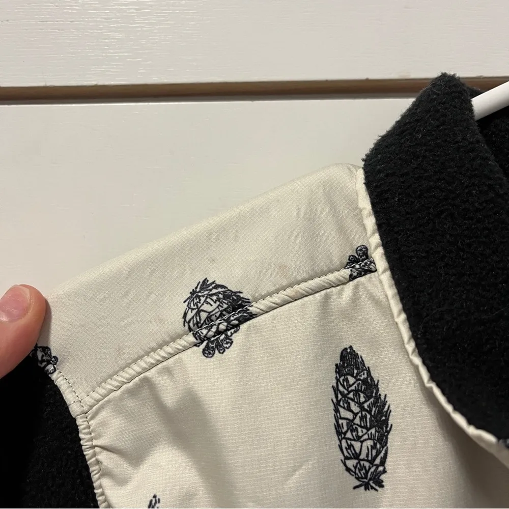 The North Face  1/2 Zip Fleece Patterned Pine-cone Jacket - Image 7