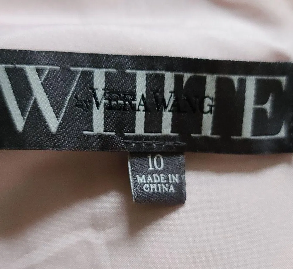 White by Vera Wang one shoulder dress size 10 - Image 8