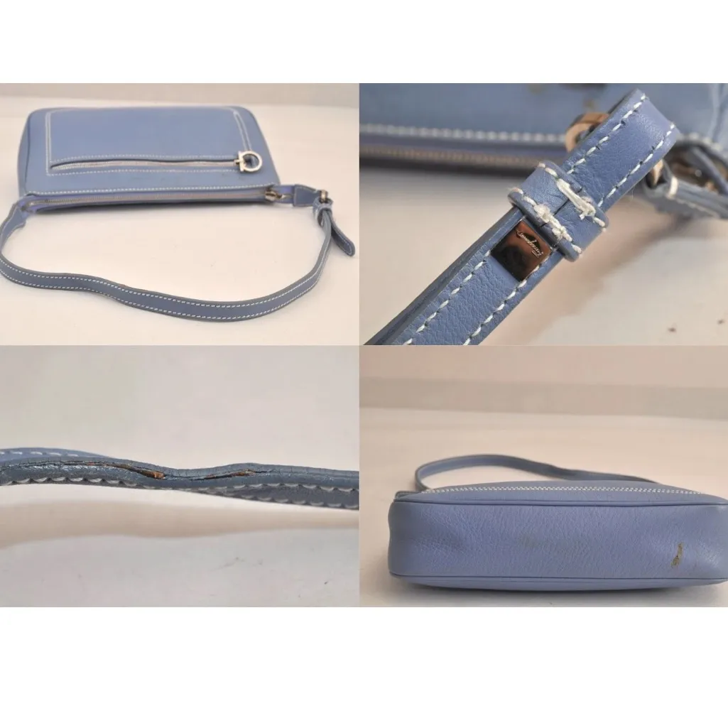 Salvatore Ferragamo Light Blue Shoulder Bag - Image 7