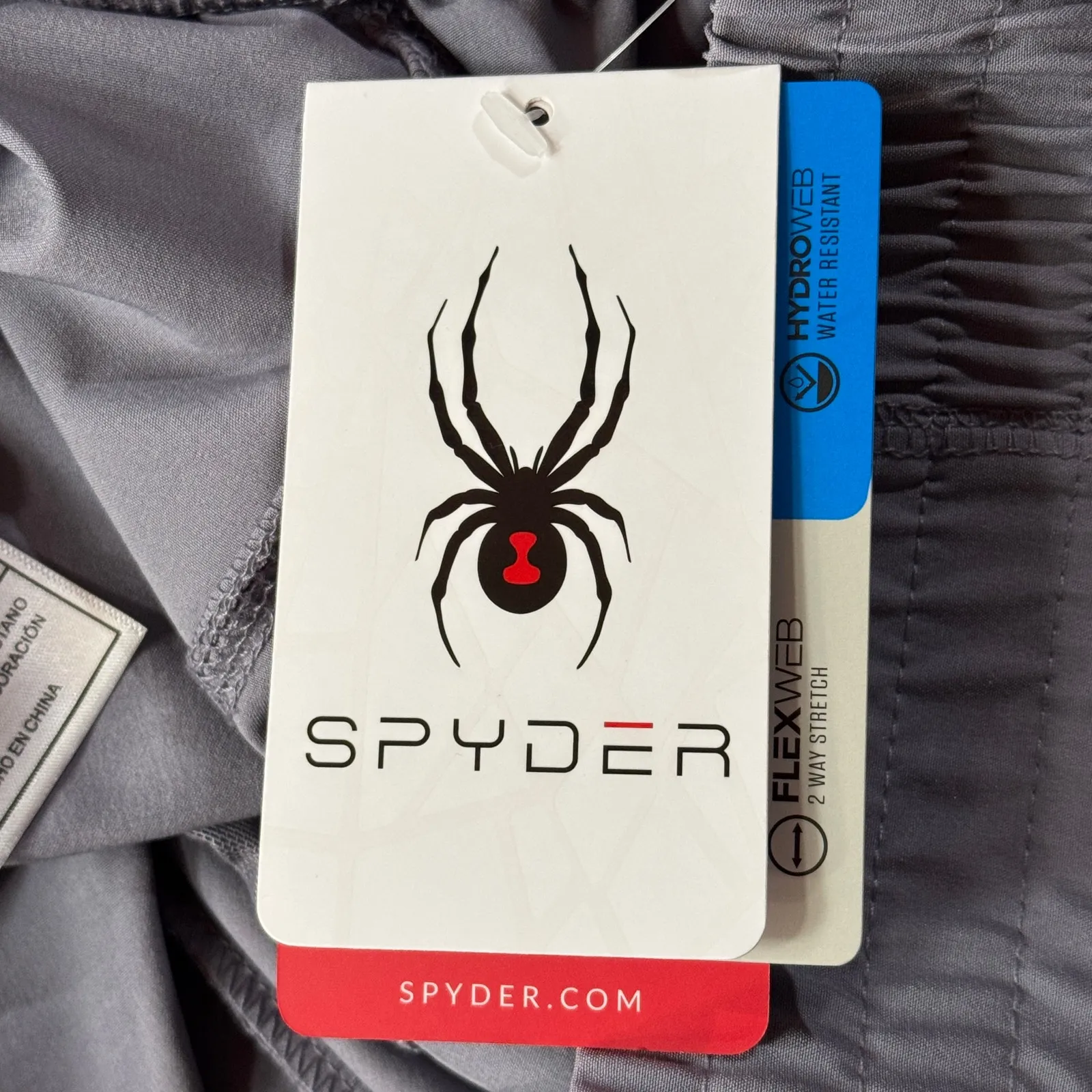 Spyder X-Large Active Shorts Pull-On Quick-Dry Zip Pocket Stretch Lightweight - Image 10