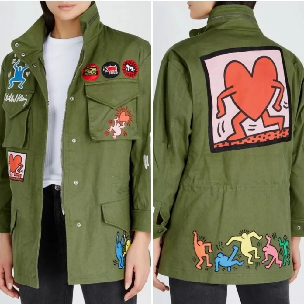 RARE Keith Haring x Alice + Olivia
Limited Edition Russo Parka Size Small - Image 4
