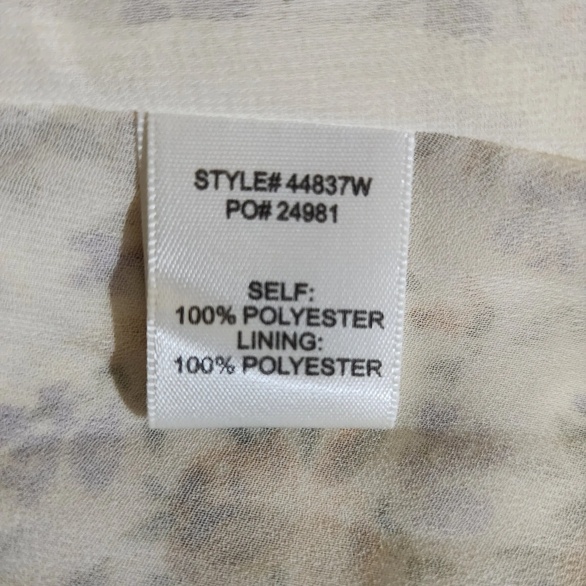 Skies are Blue Butter Yellow Floral Tank Top with Double Straps Size XL - Image 7