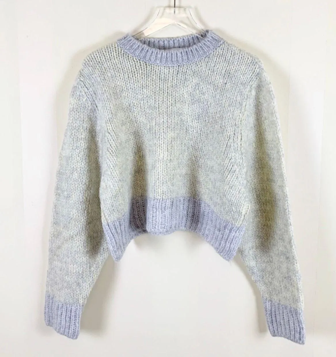 Large Deep Twist Crew Neck Sweater - Image 4