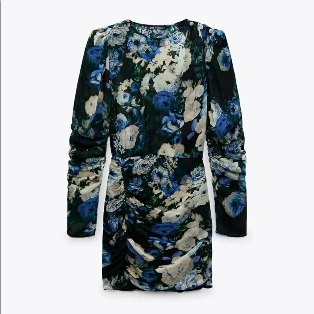 ZARA BLOGGER FAVORITE FLORAL PRINT DRESS - Image 11