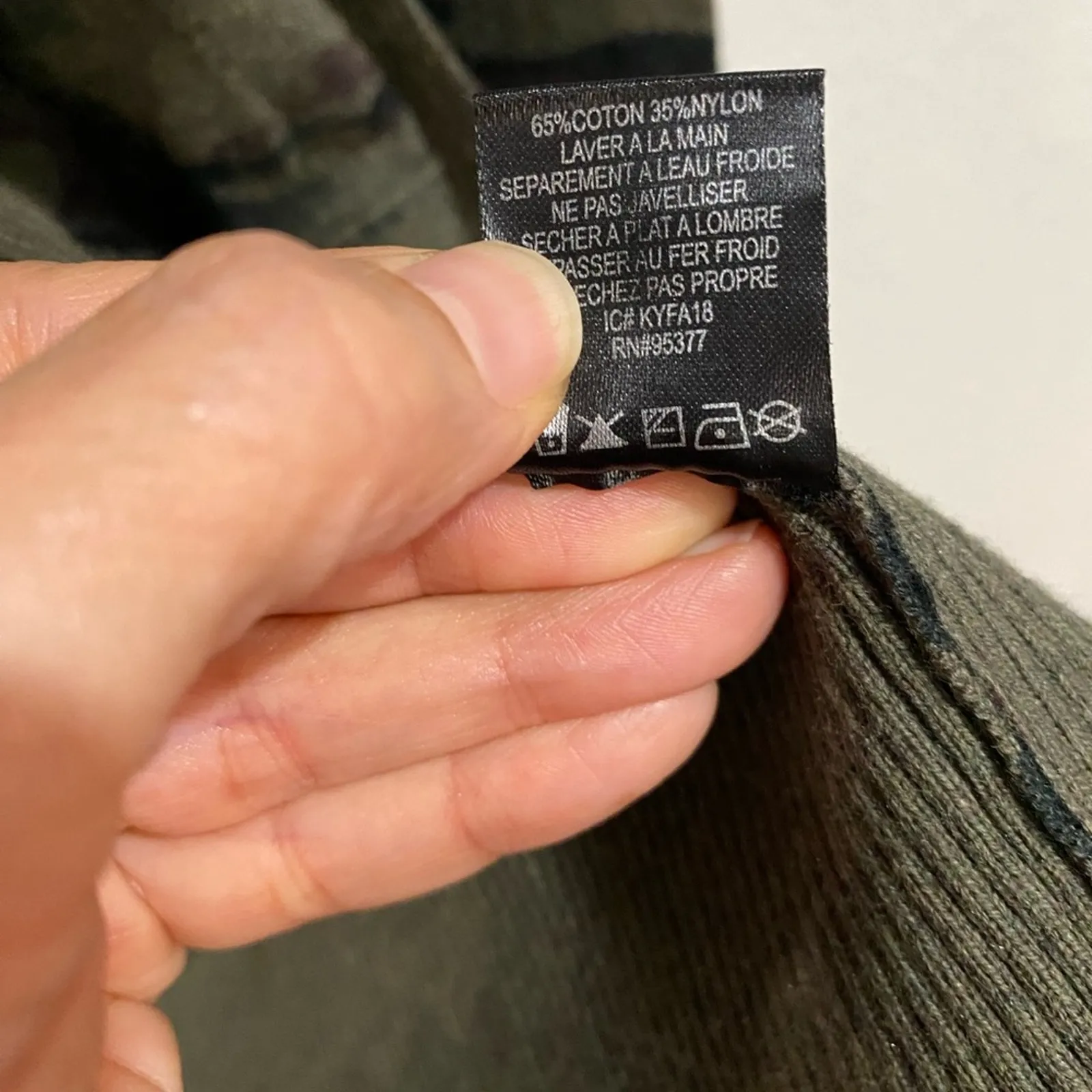 Sanctuary Army Green Camo Longline Cardigan Sz S - Image 8