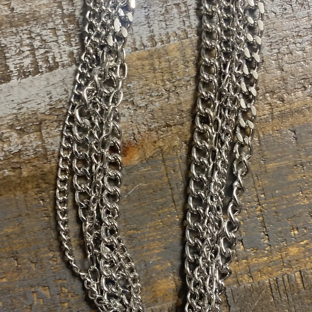 Paula Abdul QVC heart necklace Silver - Image 4