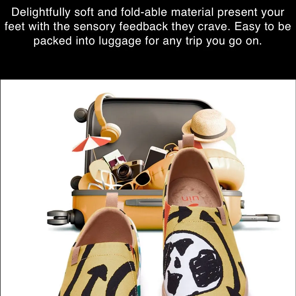 UIN Slip On Shoes Knitted Upper Loafers Girl's Little World Women’s Size 10 Red - Image 12