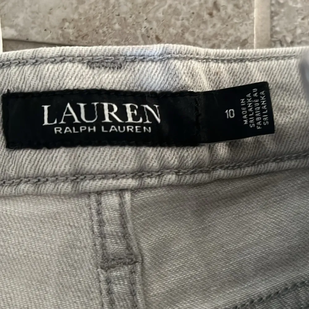 Lauren Ralph Lauren High Rise Skinny Ankle Jeans, Grey, Size 10 New w/Tag $99.5 - Image 9