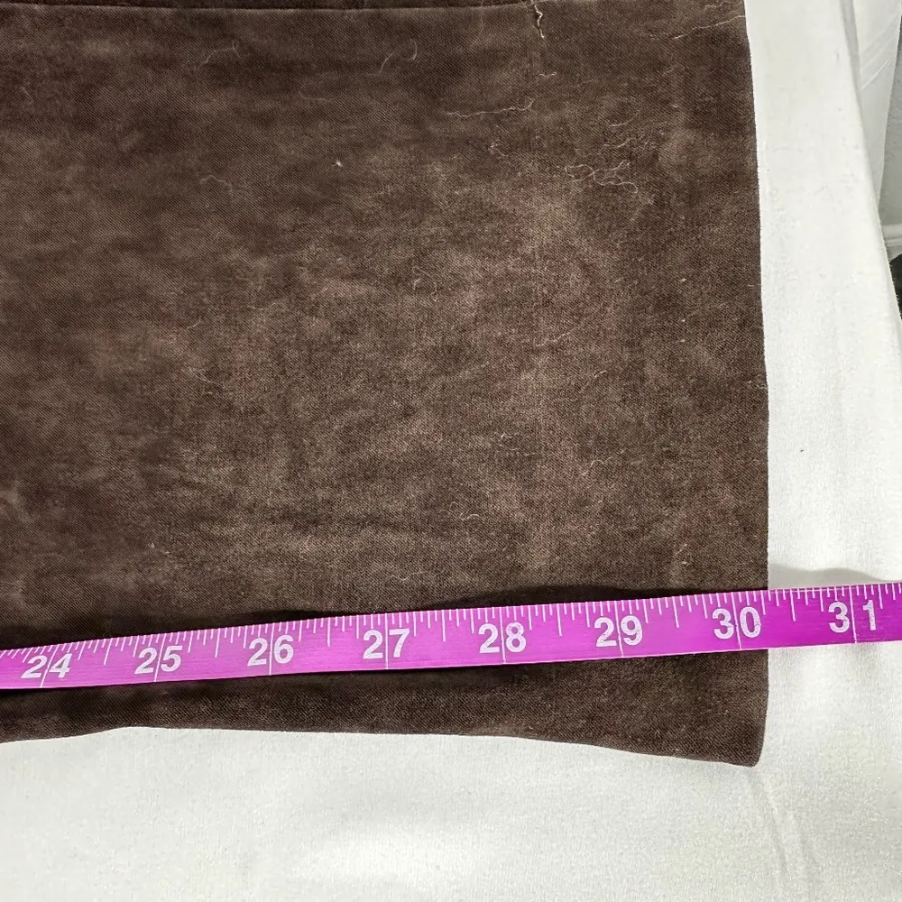 Women's | Rio  | Vintage Brown Suede Italy Zip Jacket Pantsuit 2 pc. - Image 13