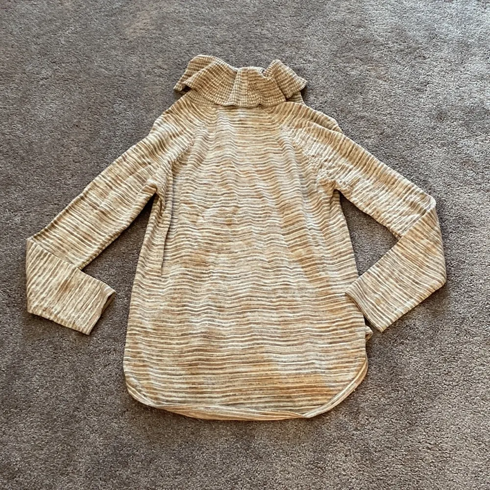 Eight Eight Eight Tan Cowl Neck Sweater NWT SIZE L - Image 5