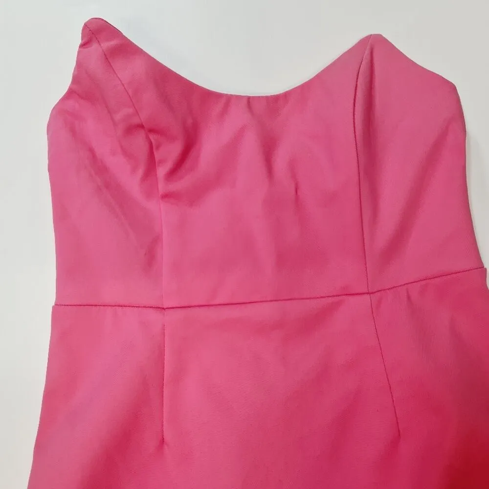 Superdown stevie sweetheart mini dress in pink XS - Image 4