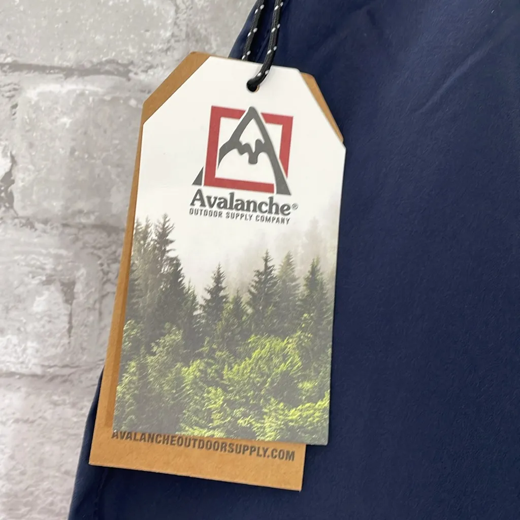 Avalanche Dark Blue Women's Athletic Shorts - Image 4