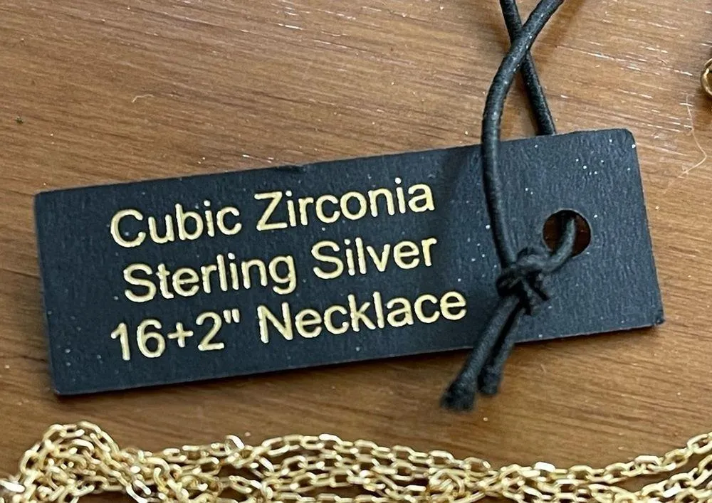 Rachel Zoe Golden plate sterling silver Necklace NWT - Image 5