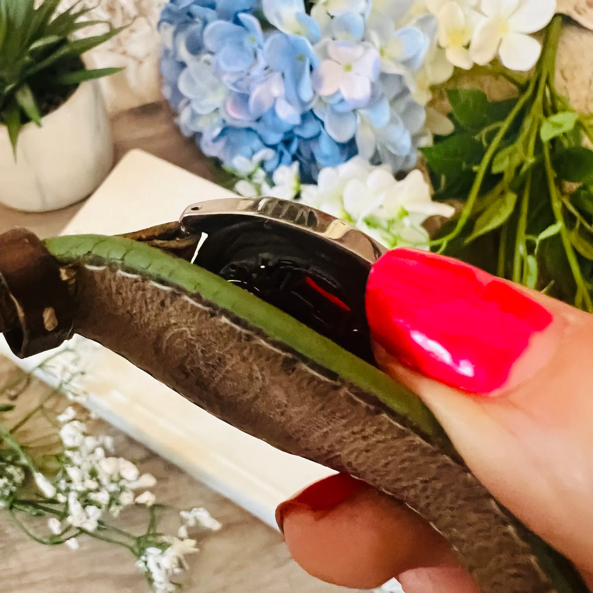 Brown Leather  Watch - Image 10