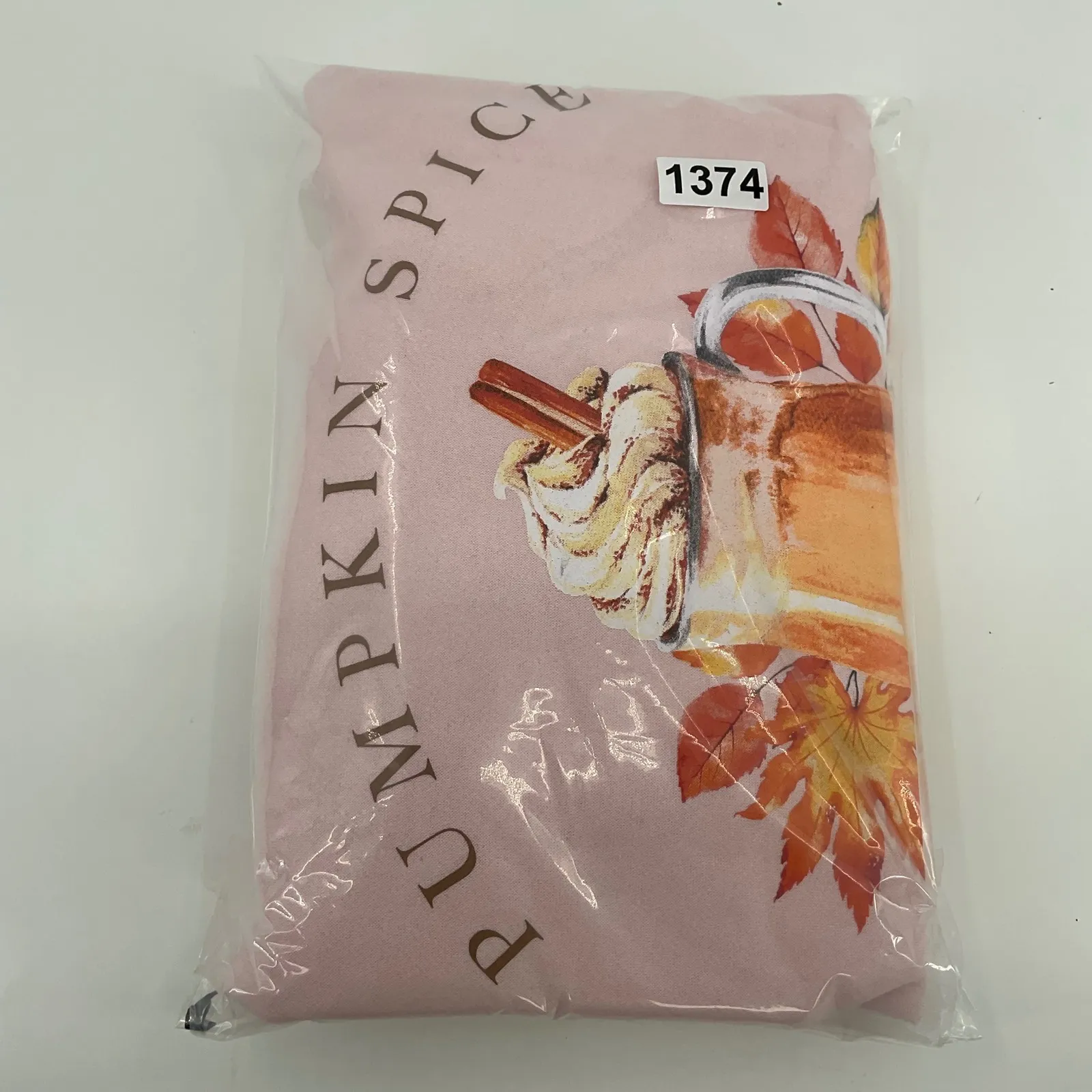 Goodie Two Sleeves Pumpkin Spice Sweatshirt Women's Size L Pink Graphic Pullover - Image 3