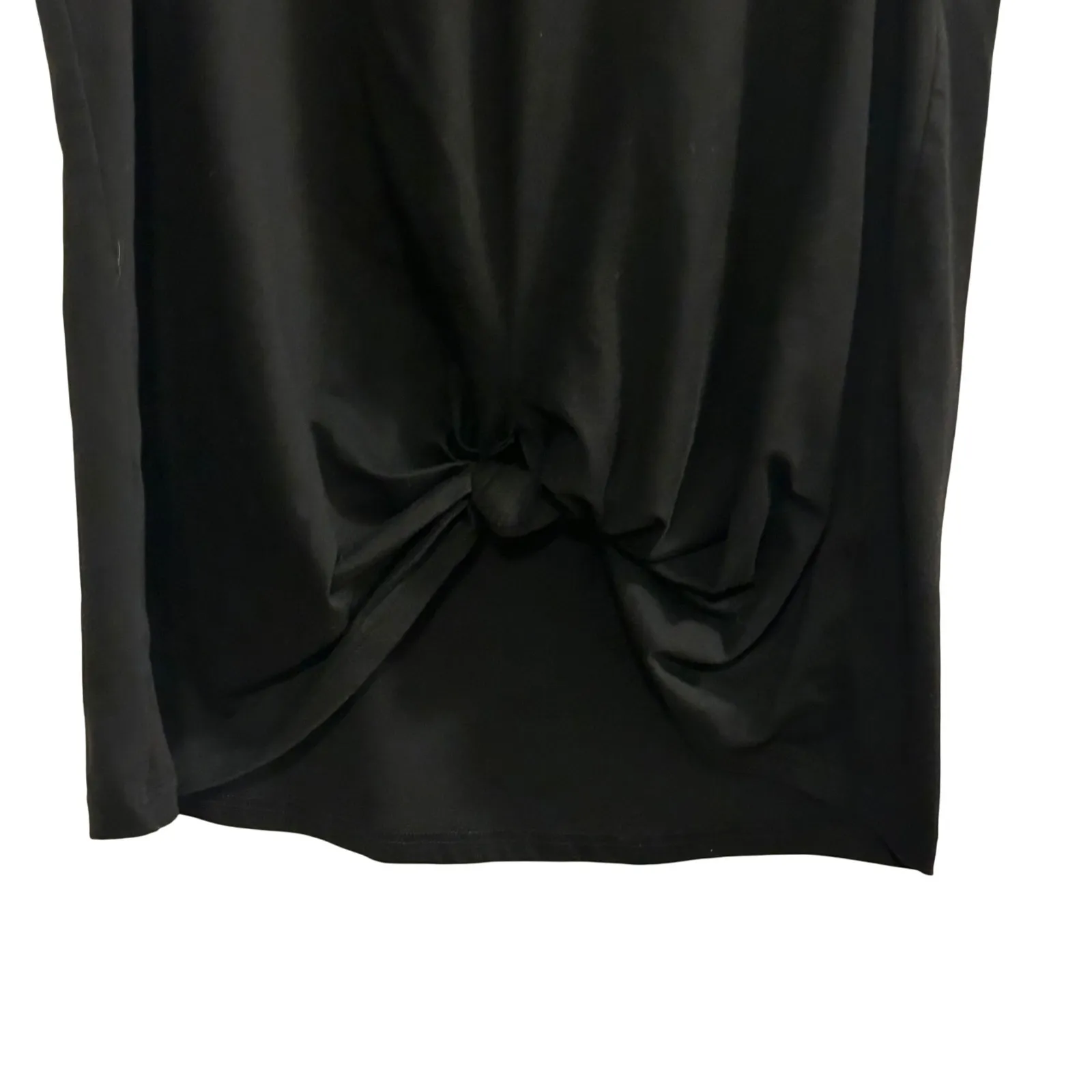 GOORY COLLECTION Black Sleeveless Twist Front Tank Top Women's XL - Image 2