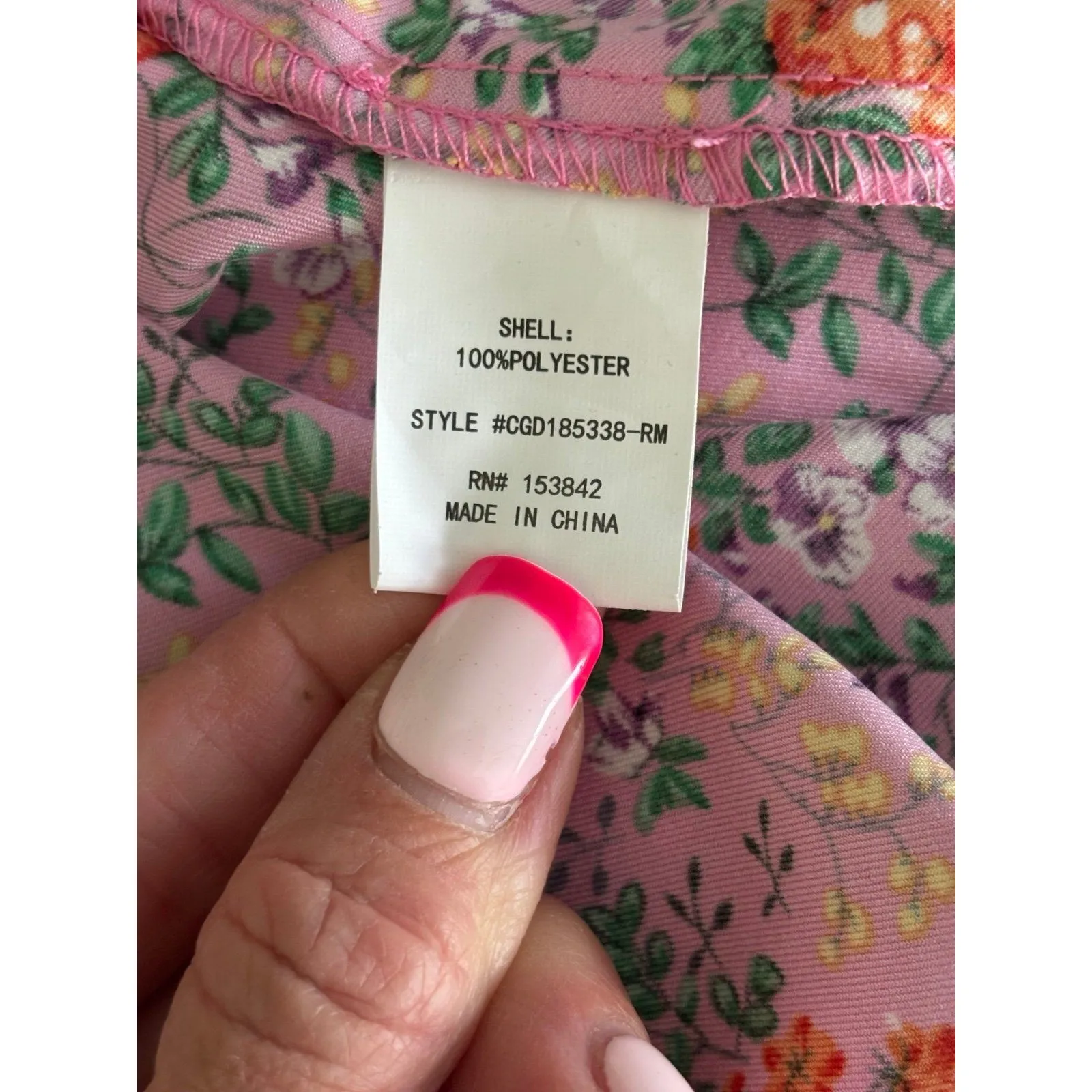 Melloday Floral‎ Maxi Dress - Smocked Top & Ruffle Sleeves w/Pockets Size S - Image 10