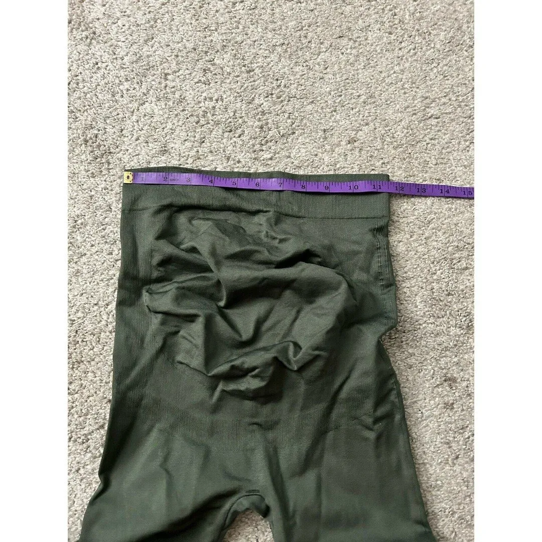 Blanqi Everyday‎ Maternity Belly Support Leggings GREEN size Small - Image 3