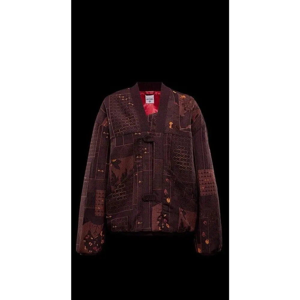 Nike Naomi Osaka Sustainable Materials Woven Jacquard Jacket Crimson Size Small - Image 3