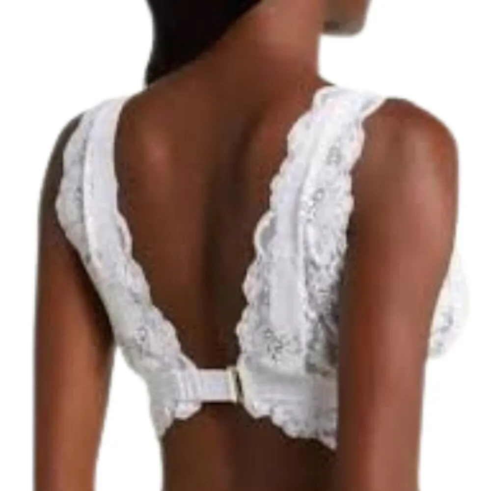 🆕 We Are HAH | Revolve Got Ur Back Bralette in White Floral Lace Sz Small - Image 2