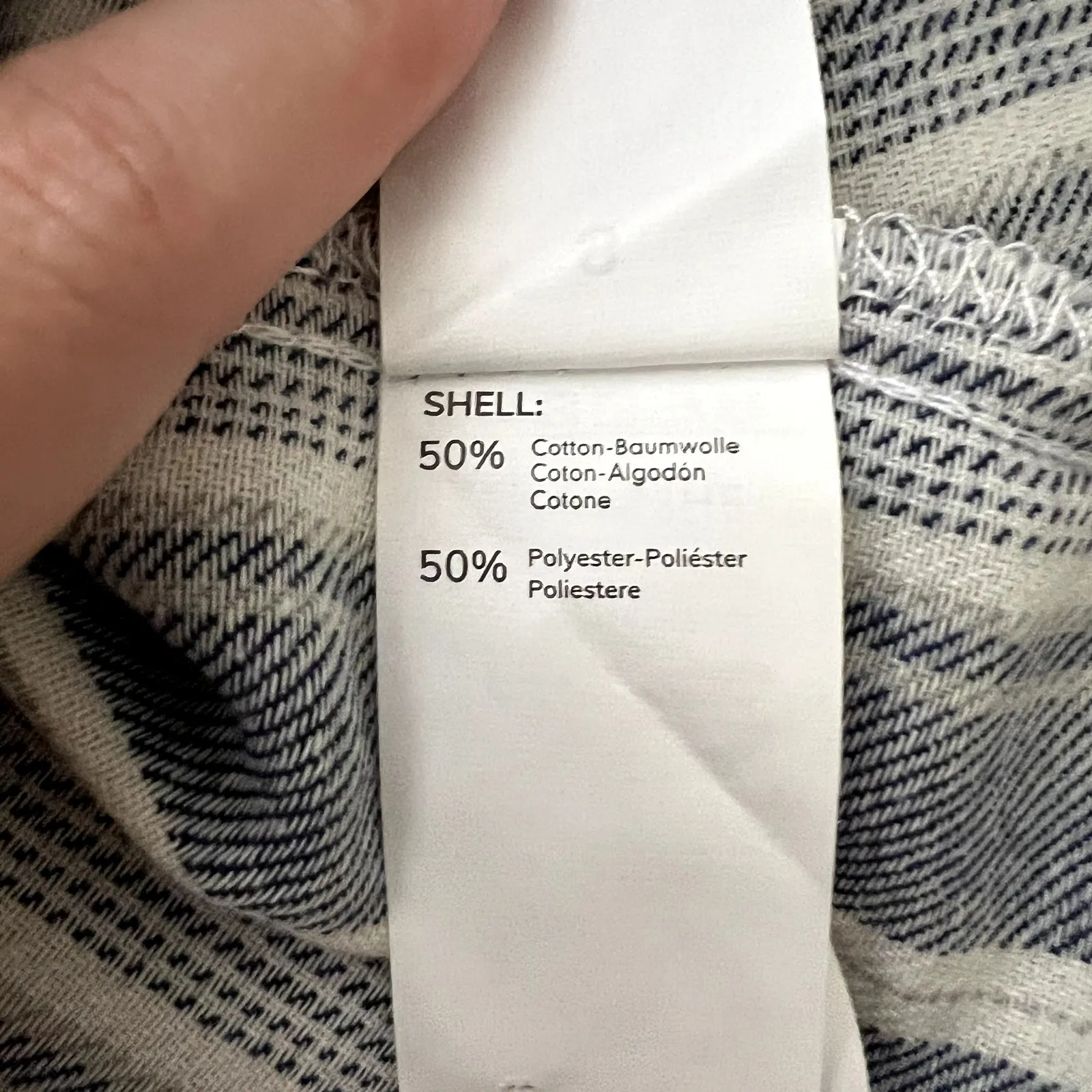 Blue Striped Wide Leg Tie Pants - Image 6