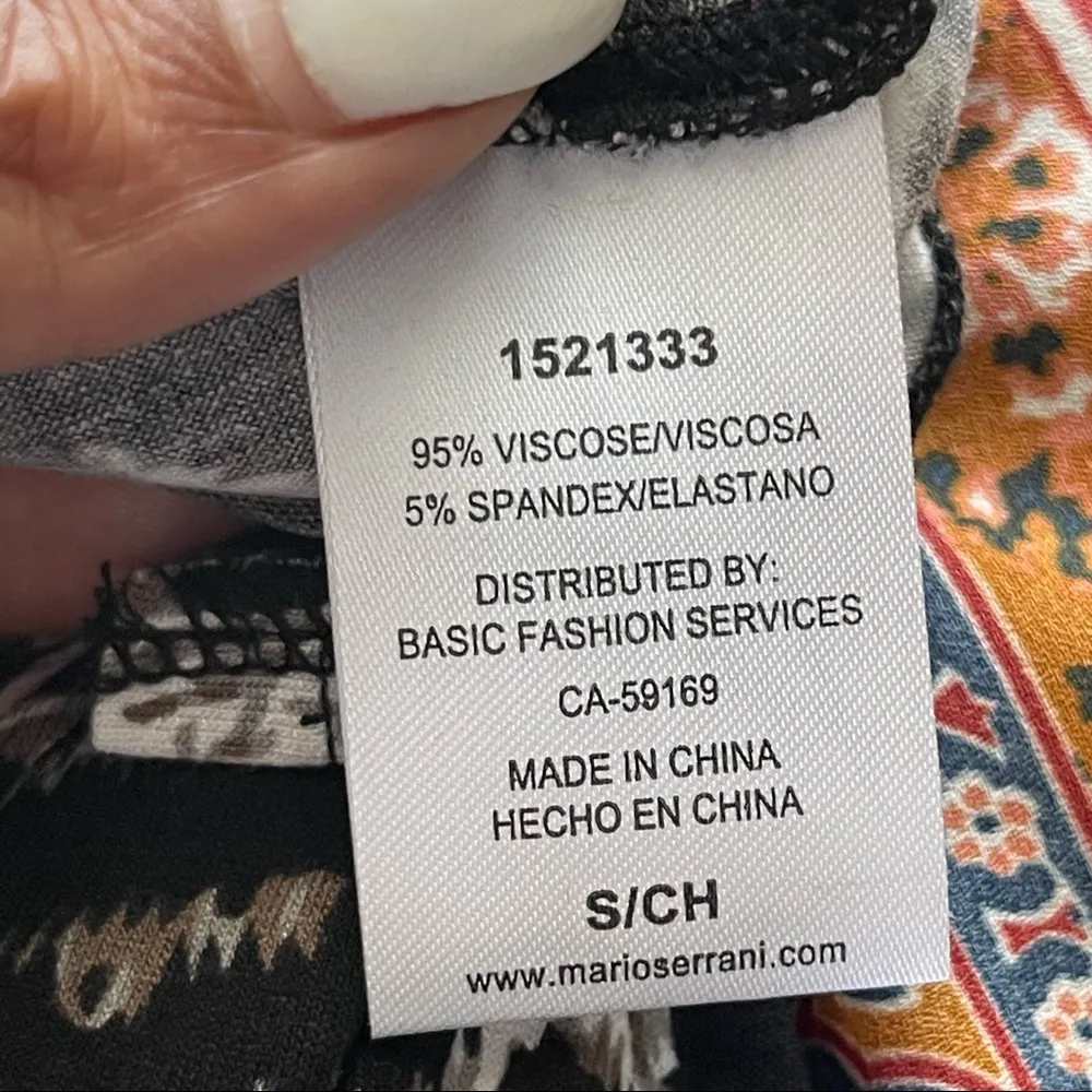 MARIO SERRANI | Animal Print Top Sz S - Image 97