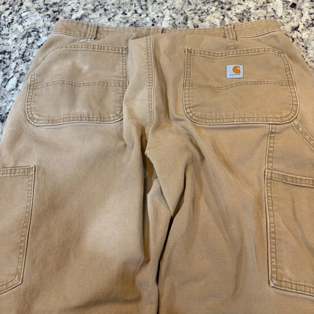 Carhartt Original Fit Khaki Pants - Image 7