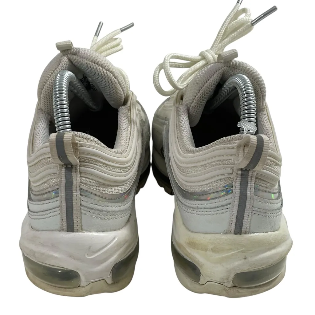 Nike Air Max 97‎ White Iridescent Running Shoes Sneakers CJ9706-100 Size 8.5 - Image 5