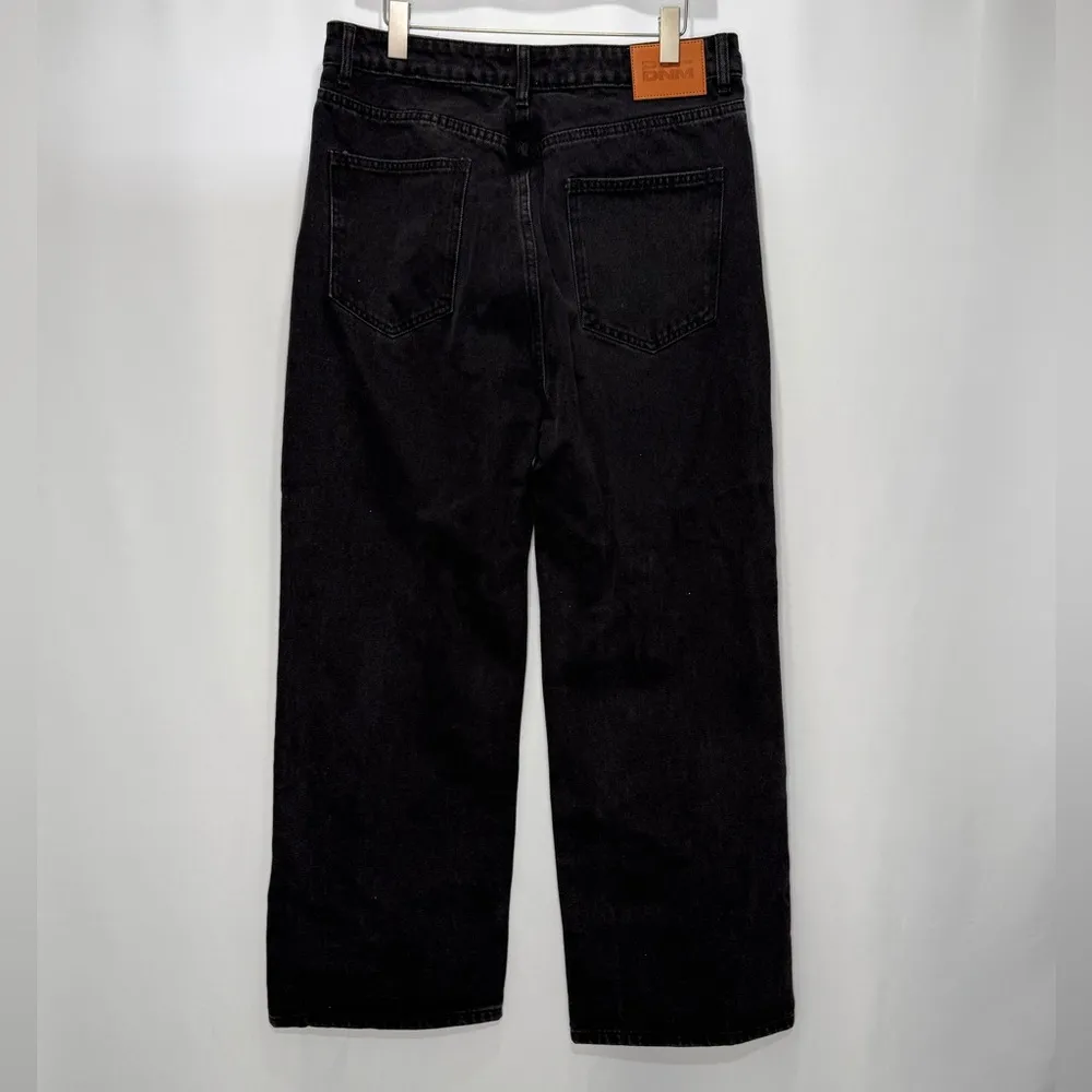 NWT Princess Polly Y2K Henley Wide Leg Jeans in Black - Image 5