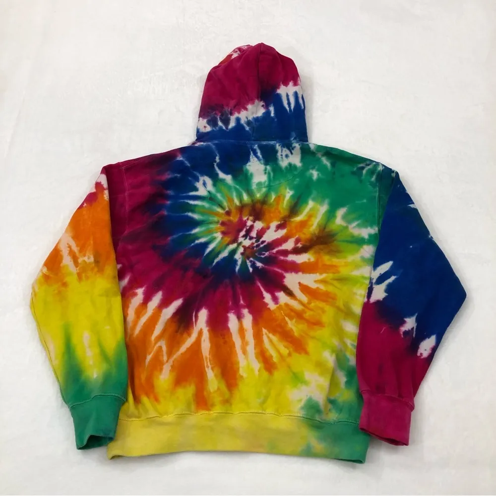 Lake Havasu Arizona Rainbow Tie Dye Pullover Hoodie Sweatshirt Womens M. - Image 6
