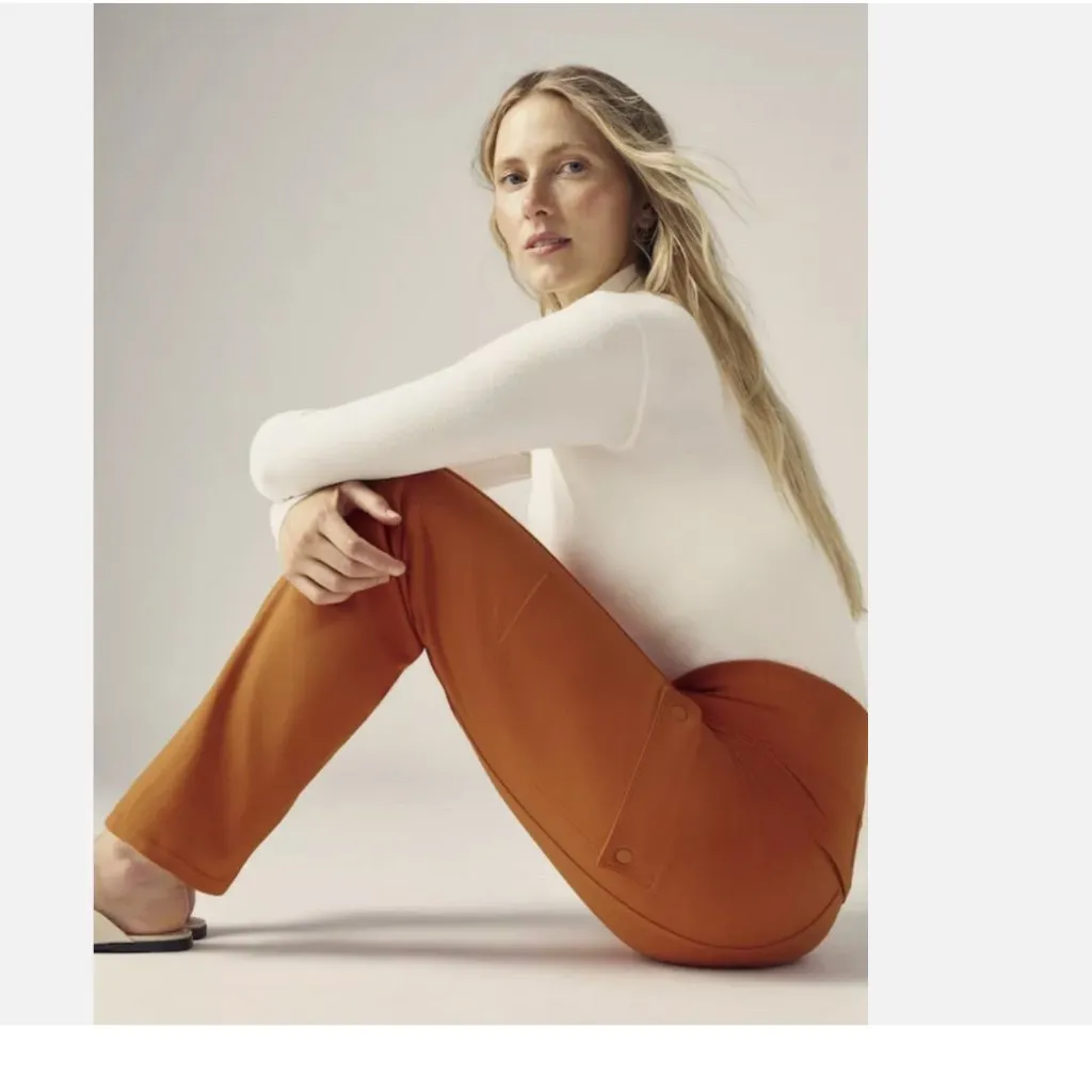 NWT Athleta  Delancey Straight Cargo Pant, Foliage Orange Pants Work Casual - Image 2