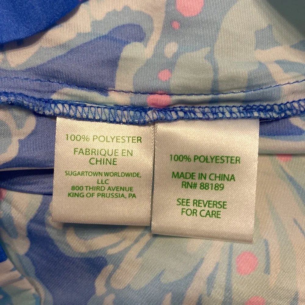 Lilly Pulitzer Romper size XS excellent condition adjustable sting length 25” - Image 6