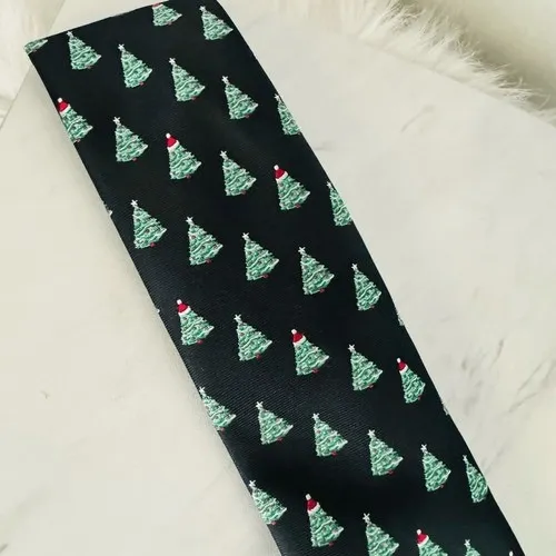 NORDSTROM‎ Holiday Christmas Tree Tie, Holiday Wear, One Size,  Green Red, NWT - Image 8