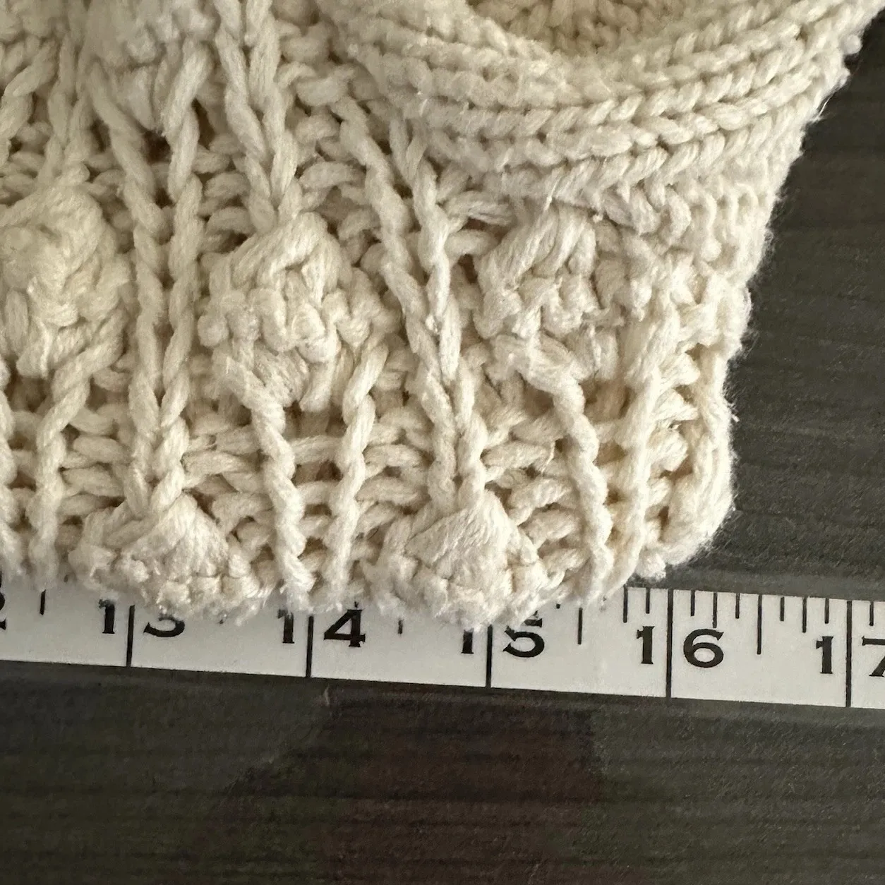 Vintage Fisherman Quiet Luxury Sweater Cream‎ Coastalcore Cable Knit Y2K Women M - Image 7