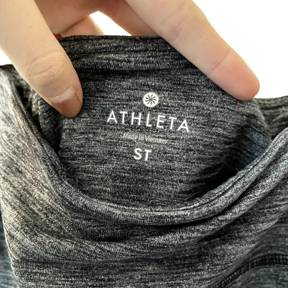 Athleta full length gray leggings hidden pocket comfort athleisure yoga pants - Image 4