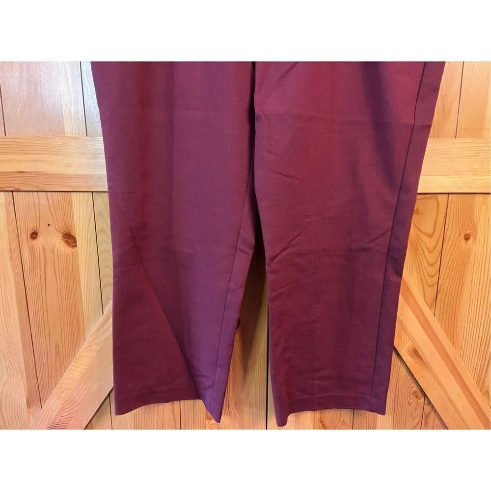 CJ Banks Trousers Perfect Pants 24W Average relaxed Fit high rise reddish brown Red - Image 2