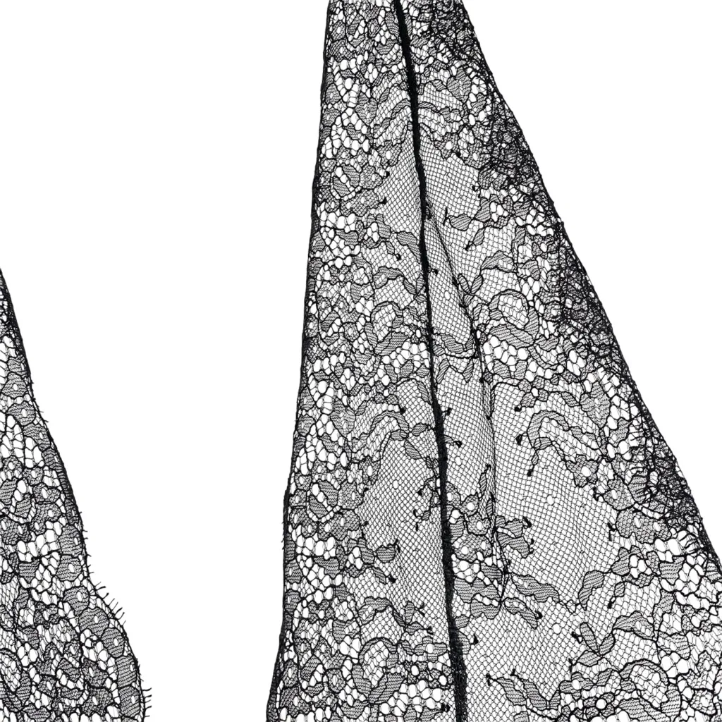 Victoria’s Secret Black Lace Halter Corset Chemise With Garter Belt Lingerie - Image 7