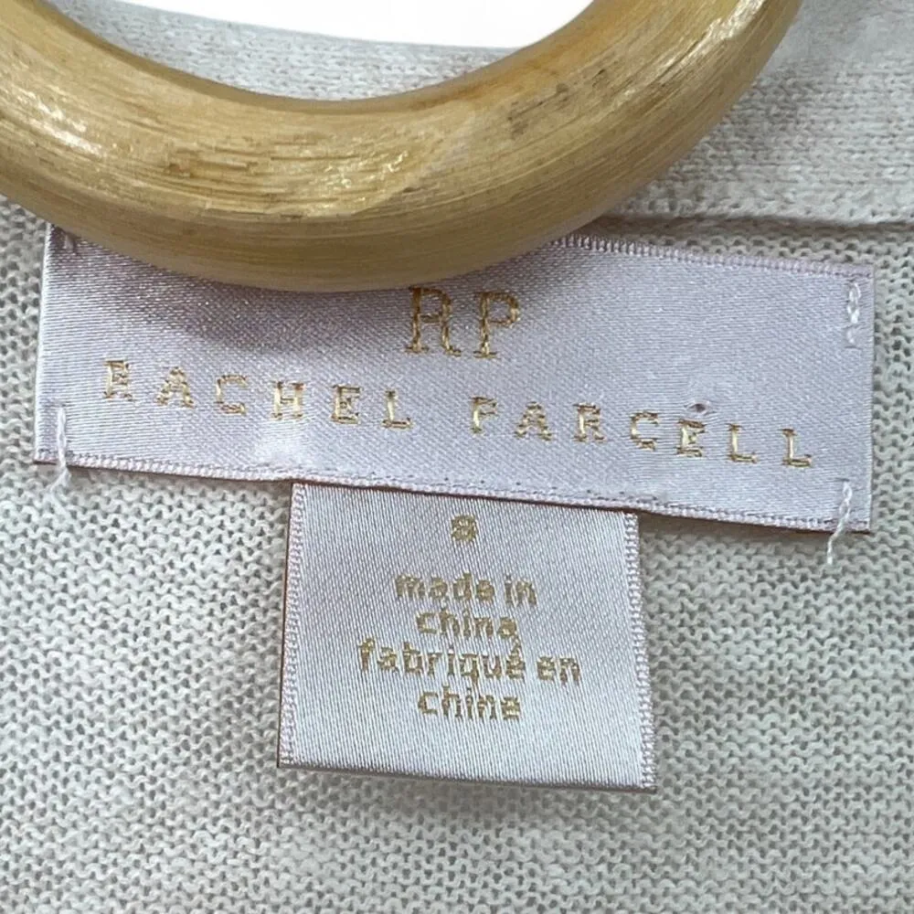 DESIGNER Rachel Parcell | S | Cream Ruffle Sleeve Sundance Knit Cardigan Sweater - Image 8