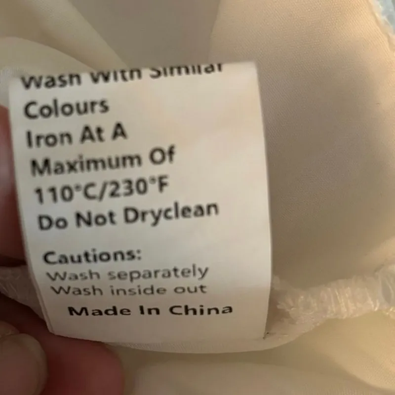 NEW Commense Size S Pleated Crop Top Blouse White Ivory Sleeveless - Image 5