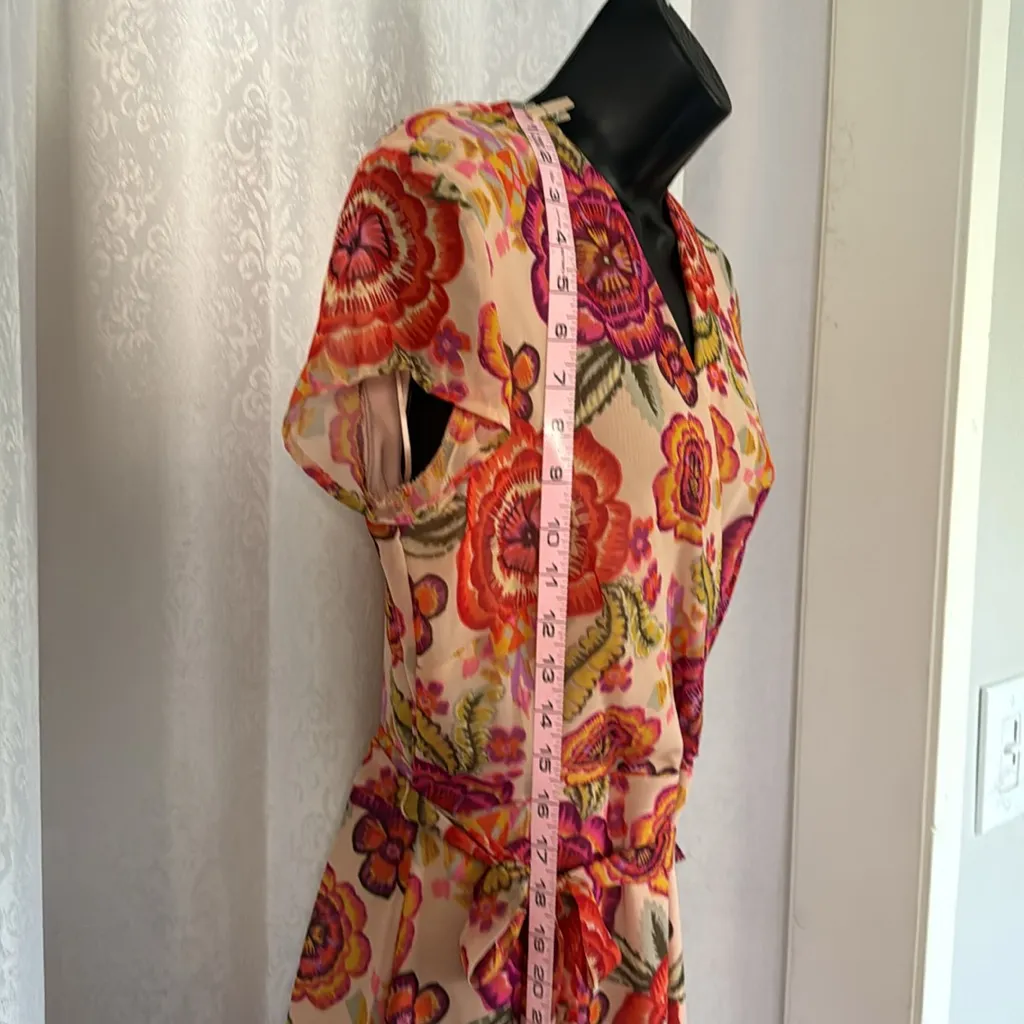 NEIMAN MARCUS CHIFFON MAXI DRESS Sz: 6 - Image 6