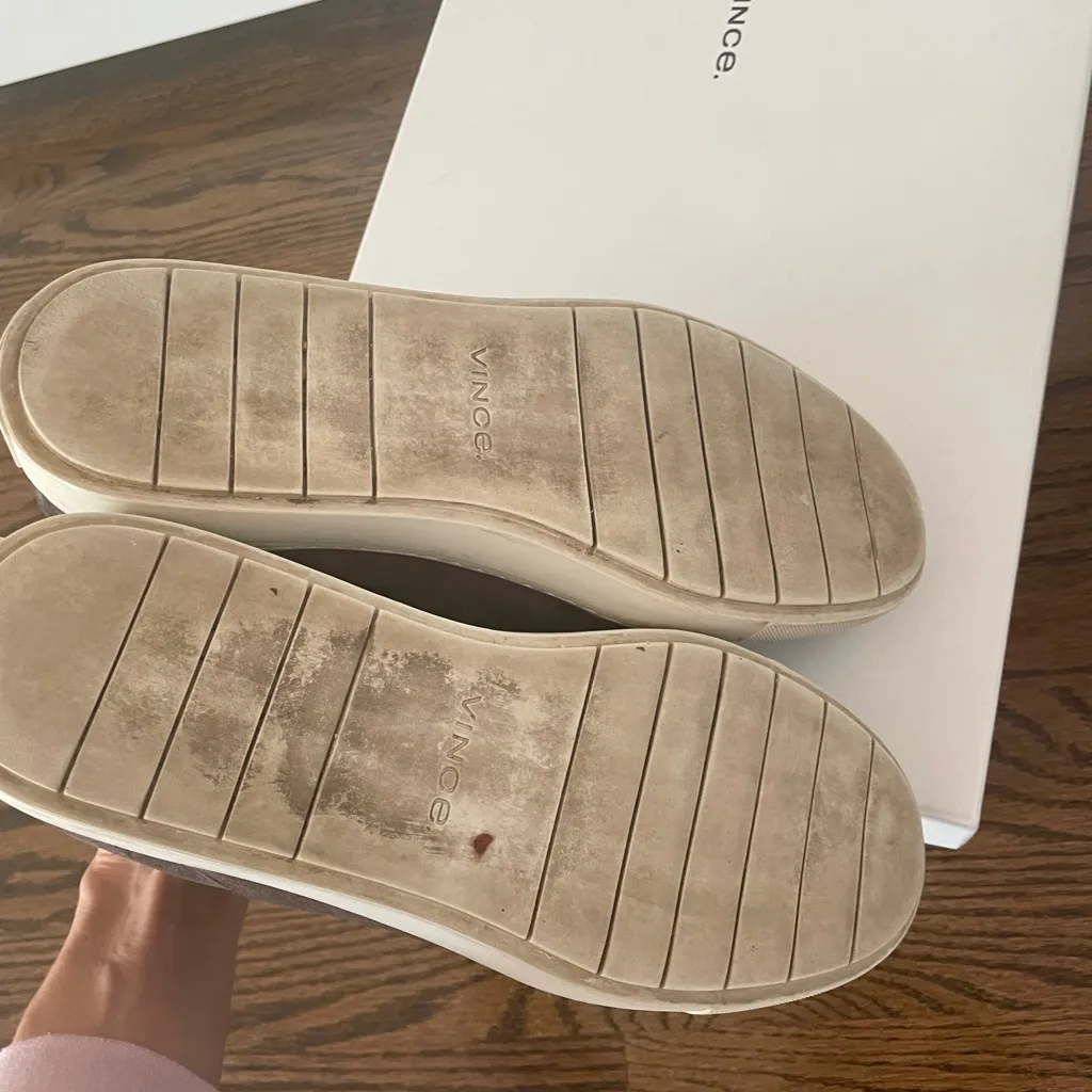 Vince Newlyn Suede hi top‎ sneaker in smoke - Image 6