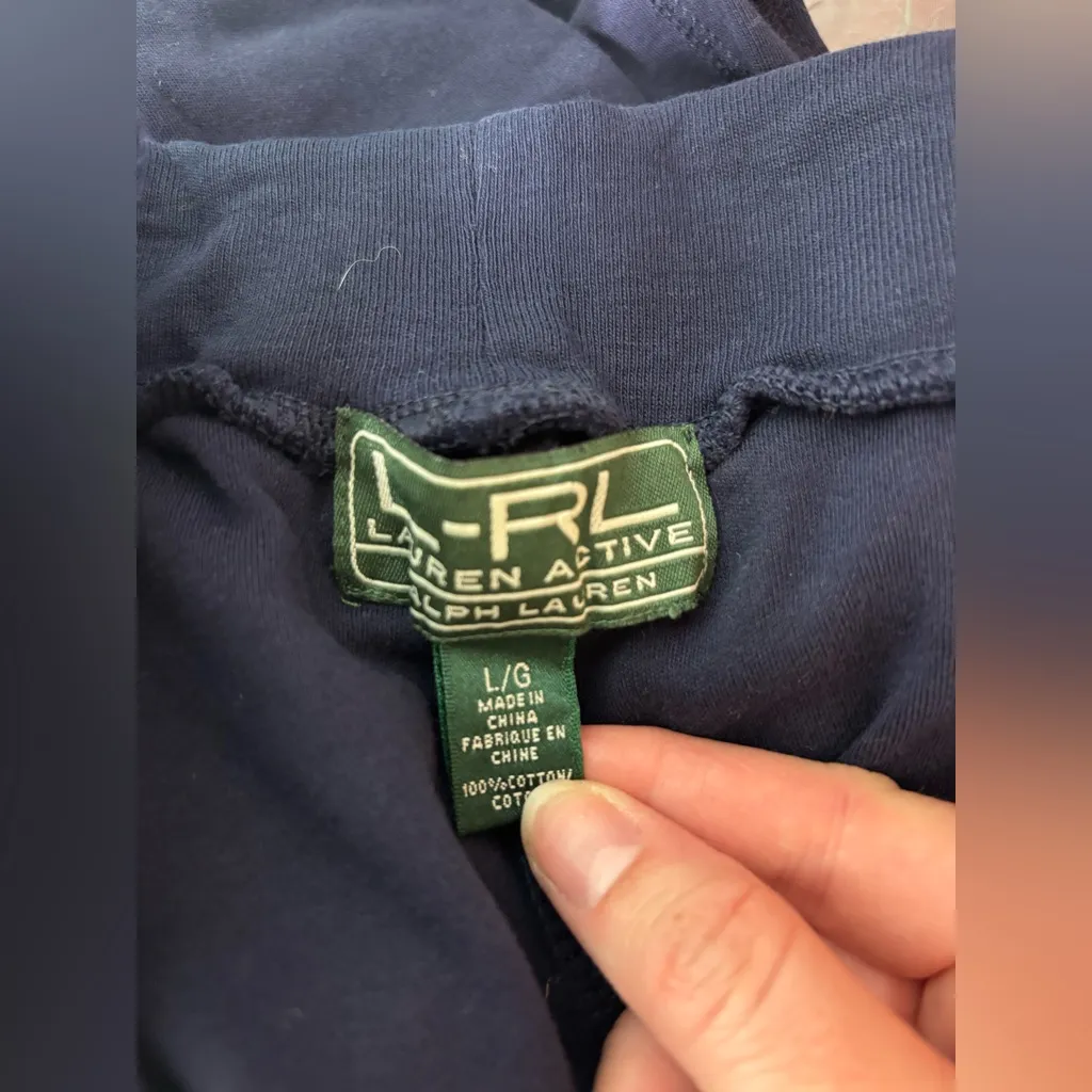 Lauren Active Ralph Lauren Navy Lounge pants Blue Size L - Image 4