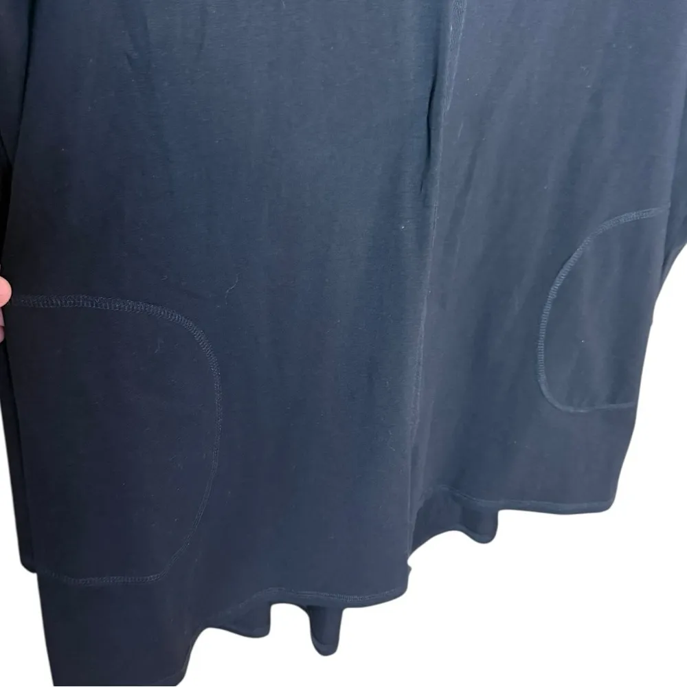 Nic+Zoe Women’s XL Perfect Throw-On Hooded Jacket in Black Onyx New $168 - Image 7