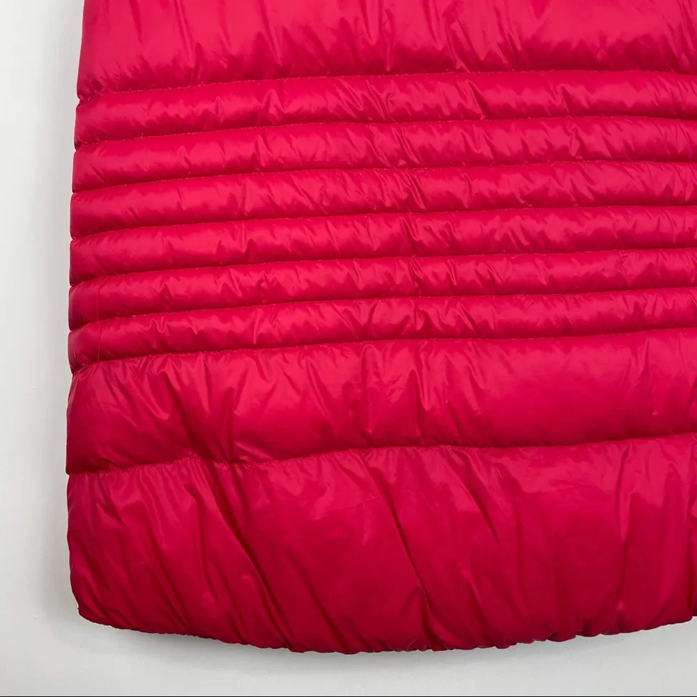 Calvin Klein Performance Down Fill Pink Vest Sherpa Plush Collar - Image 8