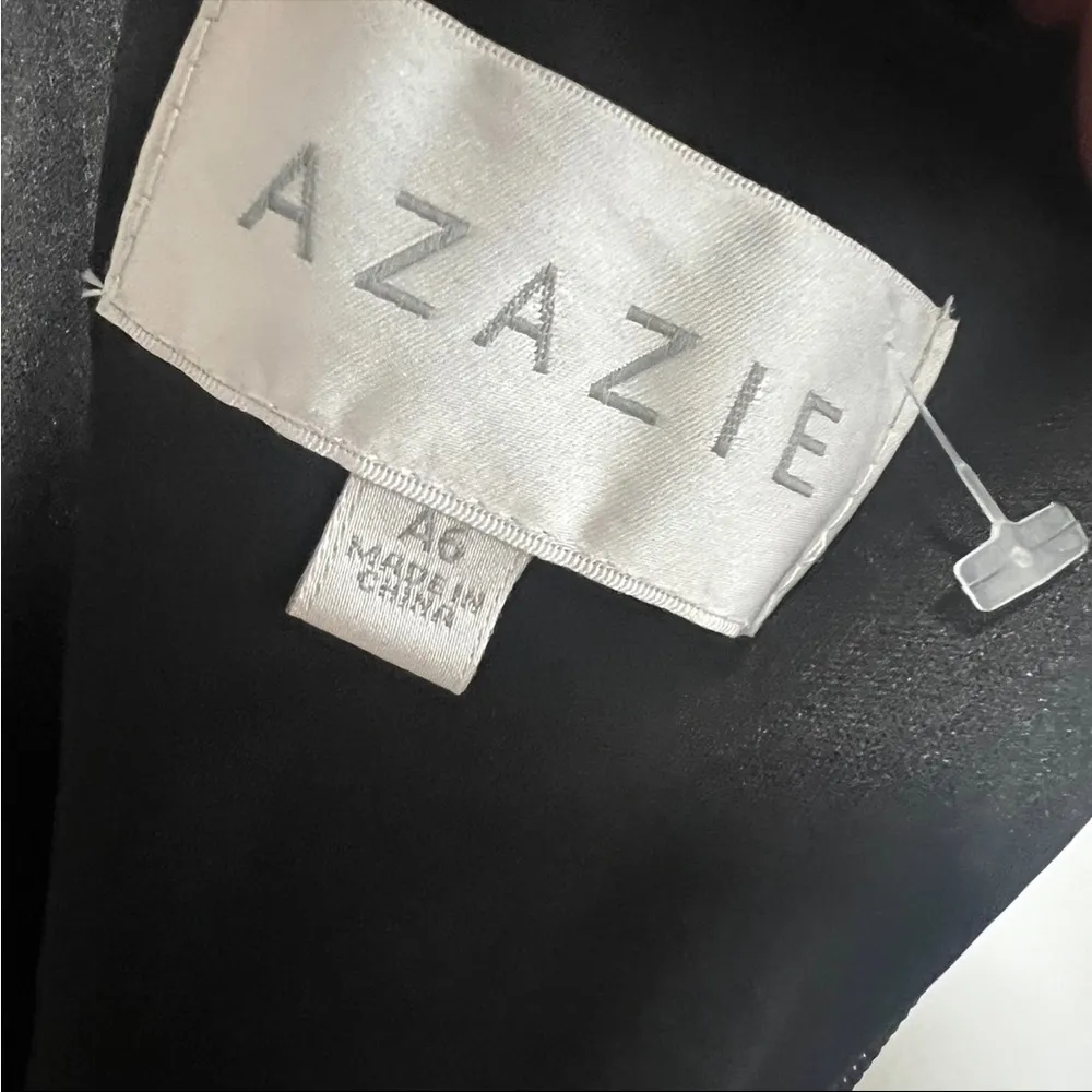 Azazie Tonya Black Dress, New with Tags, Size 6 - Image 4