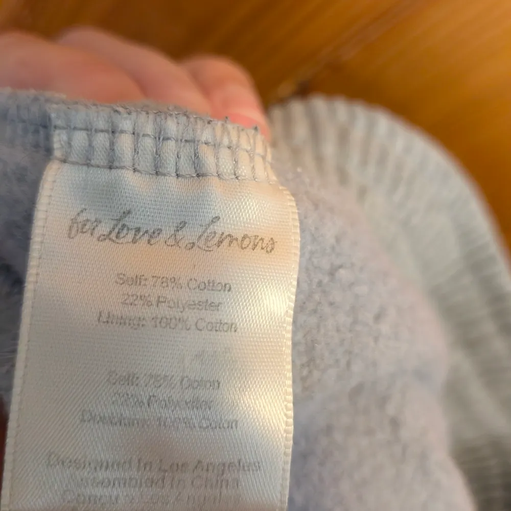 For Love And Lemons Light Gray Sweatpants Size Medium - Image 7